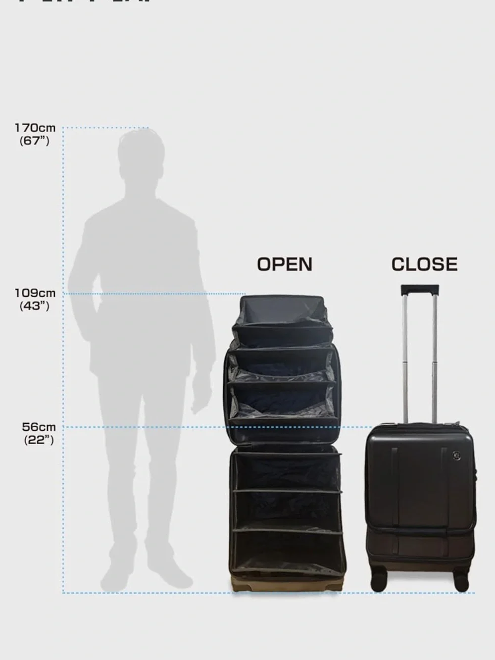 Carry On Suitcase That Turns Into A Shelf